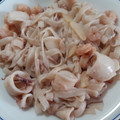 El cooksnap de marty cuando hizo Tallarimis con langostinos y chipirones.