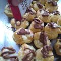 El cooksnap de Mariana cuando hizo Profiteroles.
