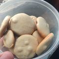 Cooksnap dari Indah Mulya untuk resep Biskuit Mudah 3 Bahan No Oven No Mixer (Tamago Boro/ Egg Biscuit)