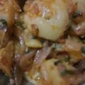 Renu palak का कुकस्नैप जब उन्होंने प्याज़ के आलू (pyaz ke aloo recipe in Hindi) बनाया था।
