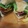 El cooksnap de Luis Rangel cuando hizo Mega hamburguesa de res.