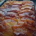 El cooksnap de Melody Formosa cuando hizo Torta de manzana invertida con aceite 🍎.