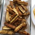 El cooksnap de Natacha Bahamonde cuando hizo Bastones de berenjena en tempura a la miel.
