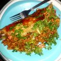SubhraSaha Datta's cooksnap of when they made নুডলস ওমলেট(Noddle's Omelette recipe in bengali).