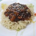 Cooksnap dari Hidayah Hisham untuk resep Jjajangmyeon ala ala (kreasi indomie goreng)