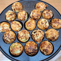 宇治抹茶430's cooksnap of when they made 銀だこ風！カリふわっ！たこ焼き（小麦粉）.