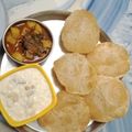 Puja Shaw's cooksnap of when they made লুচি ও সাদা আলুর তরকারি(luchi o sada aloor tarkari recipe in Bengali).