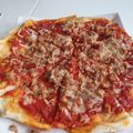 Serena 's cooksnap of when they made Pizza Sucuk.