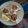El cooksnap de Daniel Salem cuando hizo Empanadas Árabes.