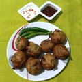 Sunita Vaghela's cooksnap of when they made Methi Bhajiya (Methi na gota).