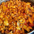 El cooksnap de Antonia Martinez Cerezo cuando hizo Garbanzos con almejas y langostinos.