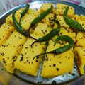 Archana Singh का कुकस्नैप जब उन्होंने ढोकला (dhokla recipe in Hindi) बनाया था।
