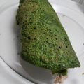 El cooksnap de Beacocinilla cuando hizo Crepes de espinacas sin gluten.
