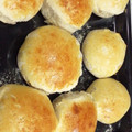 El cooksnap de Lorena cuando hizo Pan para hamburguesas.