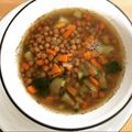 El cooksnap de María Alicia cuando hizo Lentejas de verduras.