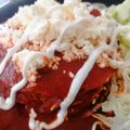 El cooksnap de Bibi García cuando hizo Enchiladas tipo pastel.