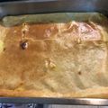 El cooksnap de Angelina Montero cuando hizo Torta de jamón y queso licuada.