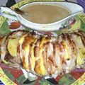 El cooksnap de Juanjo Montero cuando hizo Cinta de lomo rellena con piña.