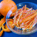 El cooksnap de Sueli 🇦🇷 cuando hizo Cascaritas de naranja confitadas 🍊.