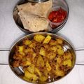 Dipika Bhalla का कुकस्नैप जब उन्होंने मसाले वाली आलू की सूखी सब्जी(masale wale aloo ki sukhi sabzi) बनाया था।