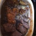 El cooksnap de aleyepess cuando hizo Costillas de cerdo al vino tinto y tostadas al ajo y oliva .