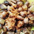 El cooksnap de Marta Pérez cuando hizo Salchichas al vino con repollo(col).