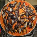 El cooksnap de Jorge Reyes cuando hizo Paella de marisco campera.