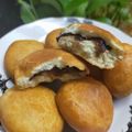 Cooksnap 0h Hana !! semasa beliau membuat Donut Kacang Merah.