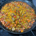 El cooksnap de Rodin cuando hizo Paella de secreto ibérico 🐖.
