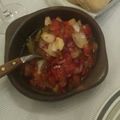 El cooksnap de Jorge cuando hizo Salsa criolla.
