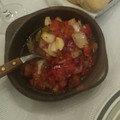 El cooksnap de Jorge cuando hizo Salsa criolla.