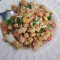 El cooksnap de Alejandra Nuñez cuando hizo Ensalada de Garbanzos.