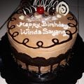 Cooksnap dari Rinna Maurheena untuk resep Brownis base cake ultah