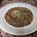 El cooksnap de M. Angeles cuando hizo Tortilla de champiñones.
