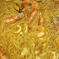 El cooksnap de Manurita cuando hizo Fideuá de marisco.