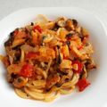 El cooksnap de MaryGlory cuando hizo Pasta con mejillones.