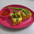 Jyotika Joshi's cooksnap of when they made ખમણ ઢોકળા (Khaman Dhokla Recipe in Gujarati).