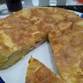 El cooksnap de ACambados cuando hizo Tortilla de papas rellena de jamón, queso y pollo.