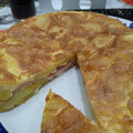 El cooksnap de ACambados cuando hizo Tortilla de papas rellena de jamón, queso y pollo.