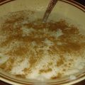 El cooksnap de Israel Delatorre cuando hizo Atole de arroz.