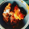 স্বর্নাক্ষী চ্যাটার্জি 's cooksnap of when they made চিকেন কষা(Chicken kosha recipe in Bengali).