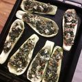 El cooksnap de Lourdes Lopez cuando hizo Zucchini rellenos de espinaca y queso ricotta.