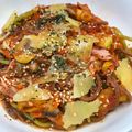 El cooksnap de Catalina Bobadilla Delgado cuando hizo Pasta con vegetales en salsa teriyaki! 🍝.