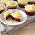 Cooksnap Sesimple Loralin semasa beliau membuat Kek Red Velvet Cheese Leleh.