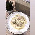 Cooksnap dari Mutiara Pratiwi Utami untuk resep 566. Spaghetti Carbonara