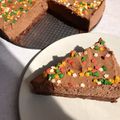 Stang Zsuzsanna Cooksnap-ja, amikor elkészítette a(z) Sütés nélküli csokis sajttorta receptet.