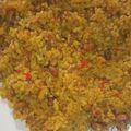 Hauwa Musa Mohammed's cooksnap of when they made Palm oil jallop rice and beans.