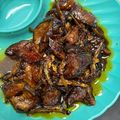 Cooksnap Mahfuzah Ismail semasa beliau membuat Terung Goreng Kicap.