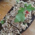 El cooksnap de silvia cuando hizo Berenjenas rellenas con quinoa.