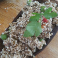 El cooksnap de silvia cuando hizo Berenjenas rellenas con quinoa.